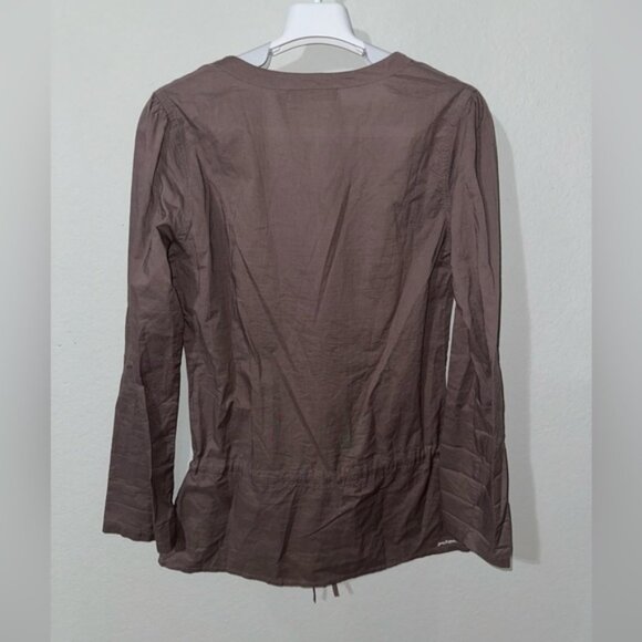 Prana‎ Embroidered Drawstring Waist Cotton Tunic Top XSmall - Picture 7 of 9